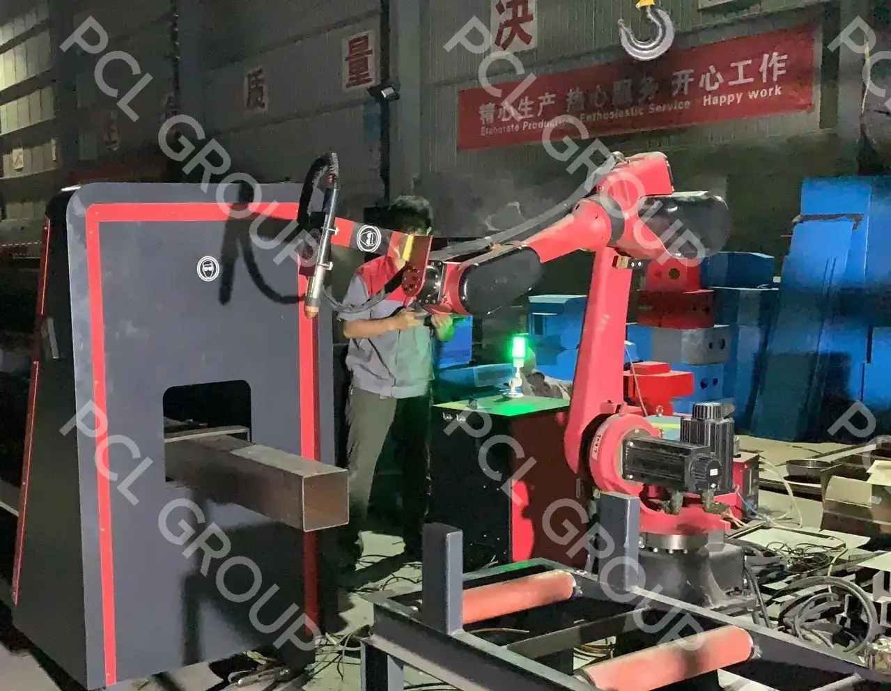 H beam cutting robot