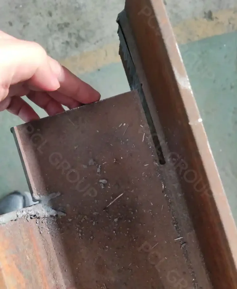 H beam cutting show