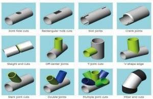عينات قطع الأنابيب
