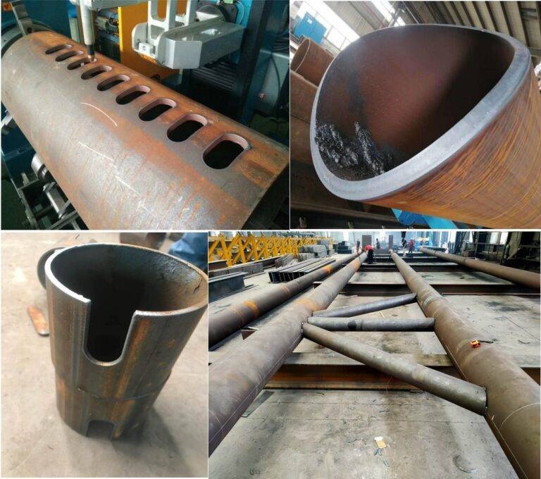 Métodos de corte en la construcción de estructuras de acero