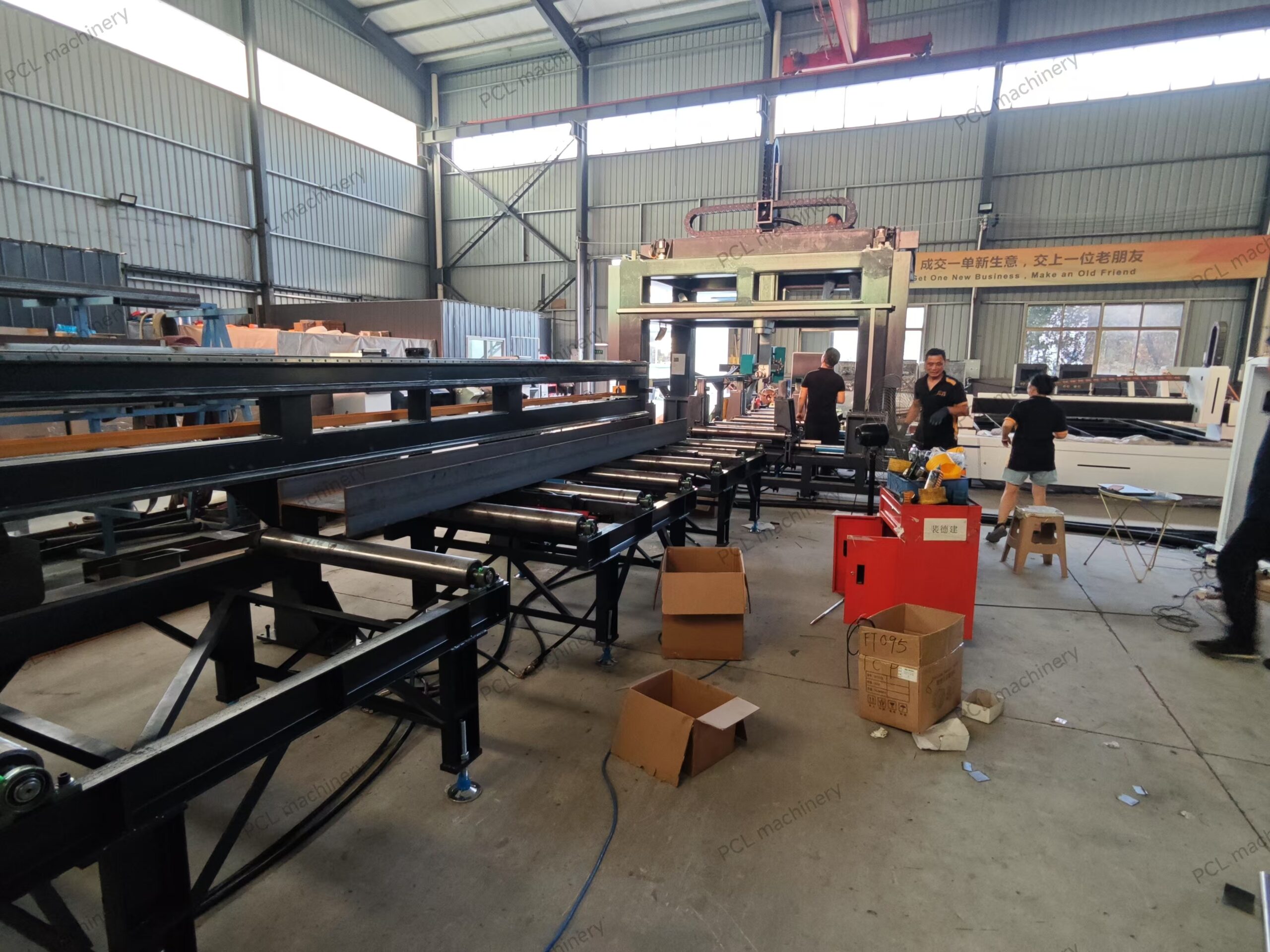 PCL H-Series Robotic Beam Cutting Machine Full View