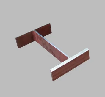 Laser cut flanges and web welded into an H-beam