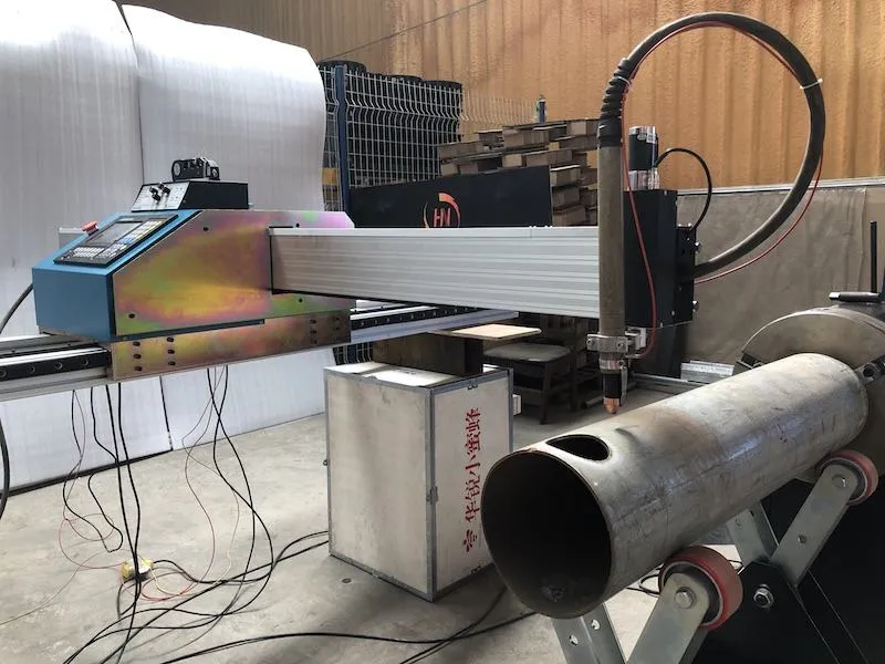 Portable CNC plasma pipe cutting machine
